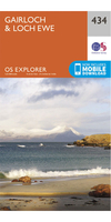 Ordnance Survey Gairloch & Loch ewe - OS explorer 434 Map