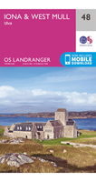 Ordnance Survey Iona & West Mull,  Ulva - Landranger 48 Map