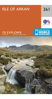 Ordnance Survey Isle of Arran - OS Explorer 361 Map