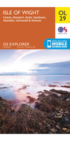 Ordnance Survey Isle of Wight - OS Explorer OL29 Map