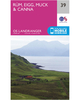 Ordnance Survey Rum,  eigg & Muck - Landranger 39 Map