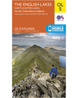 Ordnance Survey The English Lakes - North Eastern Area - OS Explorer OL5 Map