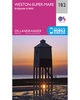 Ordnance Survey Weston-super-Mare,  Bridgwater & Wells - Landranger 182 Map