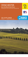 Ordnance Survey Winchester,  New Alresford & East Meon - OS Explorer OL32 Map