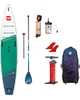 Red 13.2 Voyager Plus Inflatable Paddleboard Package Hybrid Tough Paddle 22 Ex Demo - Green