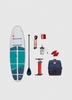 Red 9.6 - Compact Inflatable Paddleboard Package 22 - Blue