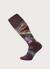 Smartwool Merino PhD Medium Pattern Socks - Bordeaux - S