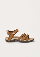 Teva Tirra Leather Sandals - Honey Brown - UK 6