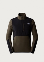The North Face Glacier Pro 1/4 Zip Neck - New Taupe Green-TNF Black - XL