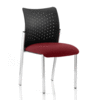 academy office visitor chair in ginseng chilli no arms