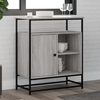 ambon wooden sideboard with 1 doors in grey sonoma oak