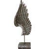 Angel Wing Right Silver On Base Sculpture