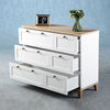 Armedia 3 Drawer Chest In White And Ash Veneer
