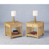Ashmore Wooden Lamp Table With Drawer