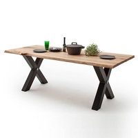 Austell Large Dining Table Rectangular In Cracked Oak