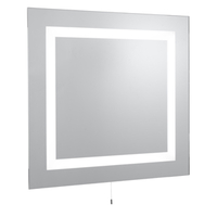 Bathroom Rectangular Wall Mirror With 4 Lights,  8510