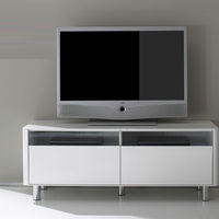 Berwick White High Gloss Finish Lowboard LCD TV Stand