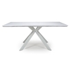 Biancon Large Extending Dining Table In Marble Effect