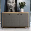 blitar wooden sideboard with 3 doors in navarra oak