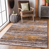 blizzard modern polyester 120x160cm rug in grey mustard