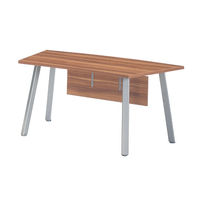Bow Fronted Walnut Executive Desk,  SC165