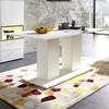 Cadiz Dining Table Rectangular In White With High Gloss Top