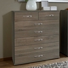 Candice Wide Chest of Drawers In Montana Oak With 7 Drawers