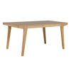 casper wooden rectangular dining table in natural