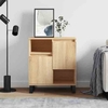 celina wooden sideboard with 2 doors in sonoma oak