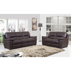 Chelsea Dark Brown 3+2 Leather Suite