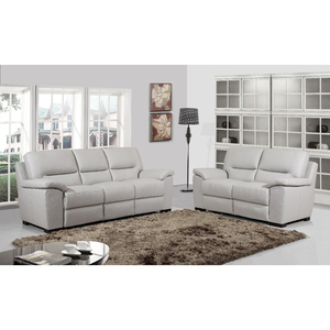Chelsea Grey 3+2 Leather Suite