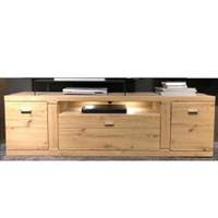Chelsea LED Wide Wooden TV Stand In Artisan Oak