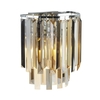 clarissa 2 light crystal drops wall light in chrome