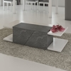Cooper Wooden Storage Coffee Table In White Gloss Lacquer