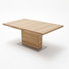Corato Extendable Rectangular Dining Table Large In Core Beech