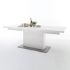 Craven Extendable Dining Table Rectangular In Matt White