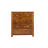 Cube Sheesham 4 Drawer Chest Unit