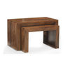 Cube Sheesham Nest of 2 Tables