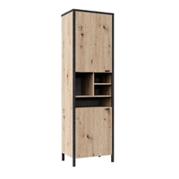 Cygnus Display Cabinet In Artisan Oak With 2 Doors