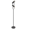 cylinder shade floor lamp in matt black