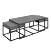 danbury wooden nesting coffee tables in grey marble effect