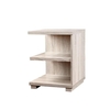 Denver Wooden Lamp Table In Sonoma Oak Foil
