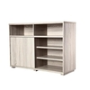 Denver Wooden Sideboard In Sonoma Oak Foil With 1 Door