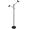 Diablo Two Led Adjustable Floor Lamp In Matt Black Finish