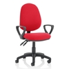eclipse ii fabric office chair in bergamot cherry with loop arms