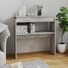 Everill Wooden Console Table With Undershelf In Concrete Effect