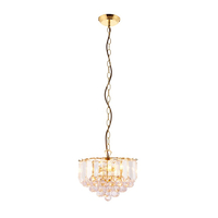 Fargo Small Wall Hung 3 Pendant Light In Brass
