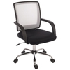 Fenton Home Office Chair in Black With White Mesh Back