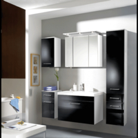 Flash Black/White Bathroom Setting