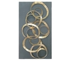Framed Copper Spirals Wall Art